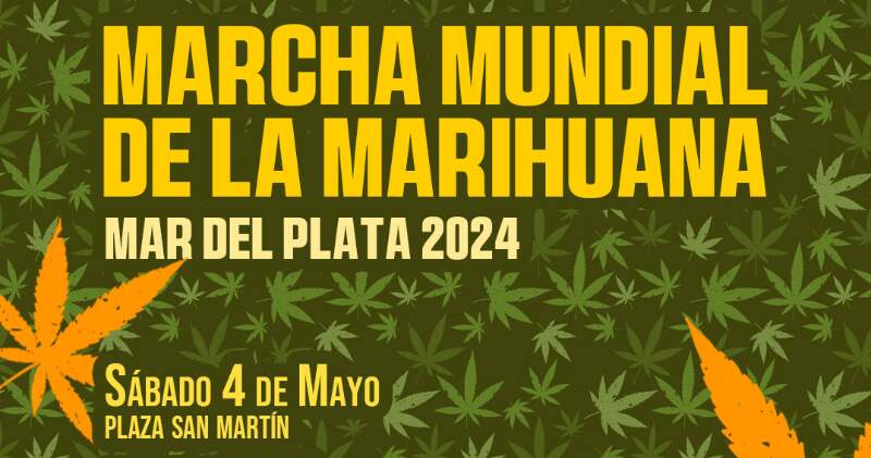 Este sábado se realizará una nueva marcha de la marihuana